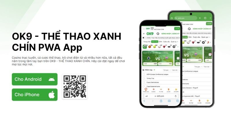 Thông tin về tải app OK9